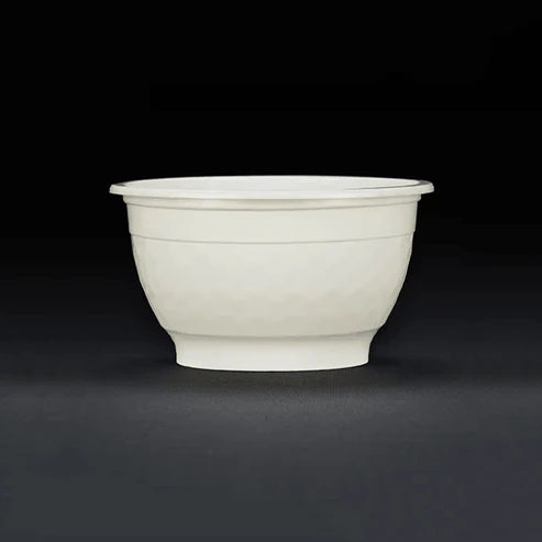 C400 - 400ml White Plastic Bowl - Fit LID120