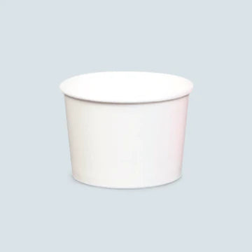 WPB08 - 8oz White Paper Bowl Base 90mm - Fit WPBL090