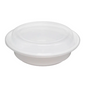 LRR-32 - 32oz White Round Container