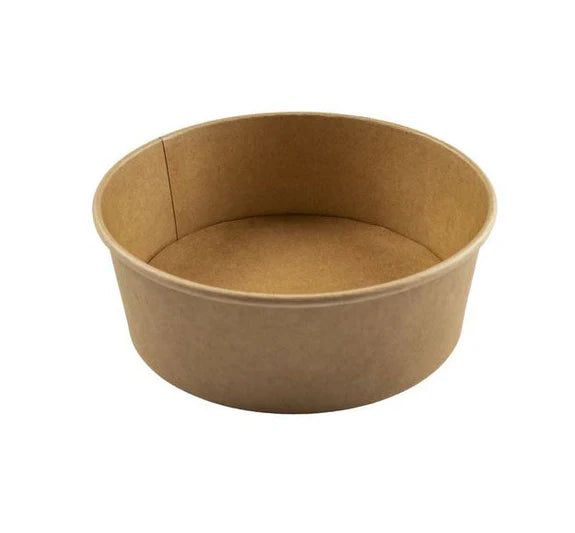 JH-H-1100B 37oz Kraft Paper Bowl 165mm