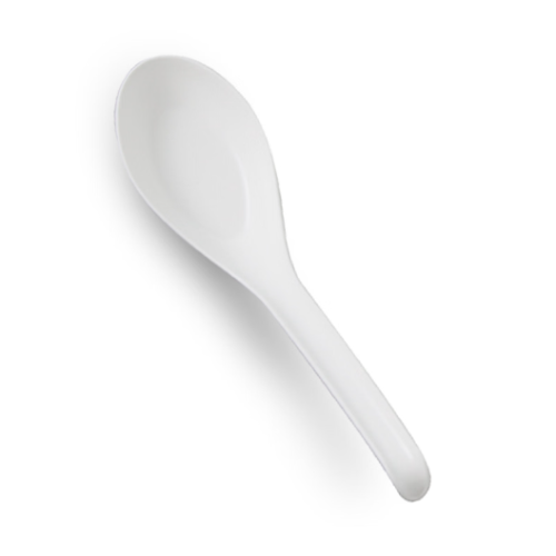 H103 - 14cm Corn Starch Chinese Spoon