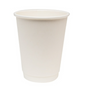 PPC12DW - 12oz White Double-Wall Paper Cup 90mm - Fit PPCL90