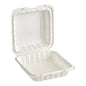 EP81 - 8inch PP White Clamshell Container