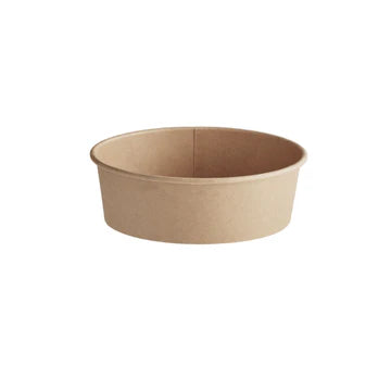 KPB20 - 20oz Kraft Paper Bowl Base 150mm - Fit KPBL150