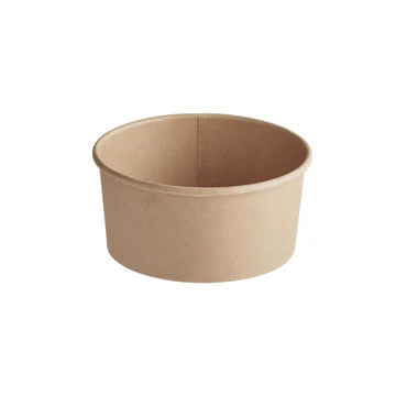 KPB32T - 32oz kraft salad bucket 150mm - Fit KPBL150