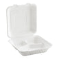 EPS91 - 9inch Sugarcane Clamshell Container