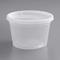 SH16 - 16oz Clear Deli Container with Hole