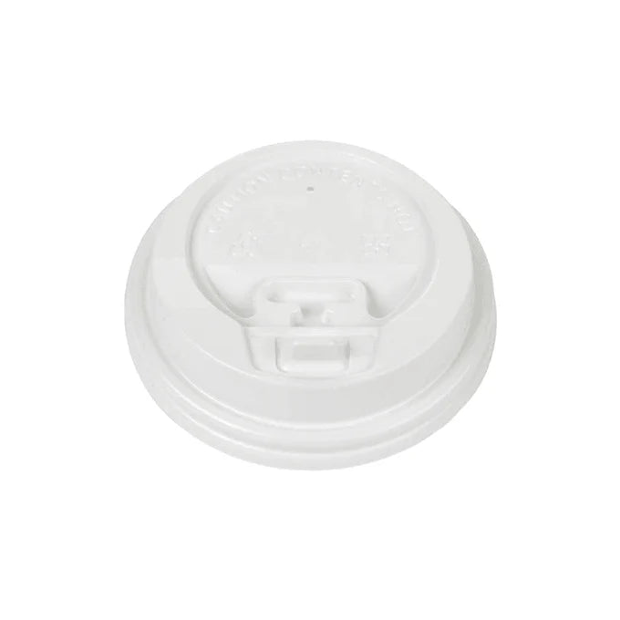 PPCL90 - Paper Cup Lids white 90mm - Fit PPC12 PPC16