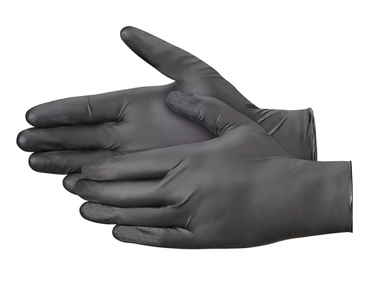 NG106S - 002-E10204-S - Nitrile Gloves Small (Black)